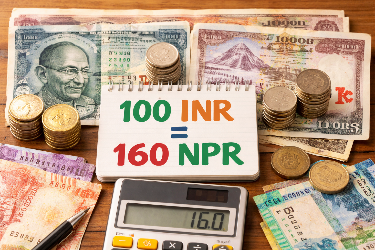 100 INR to Nepal Currency