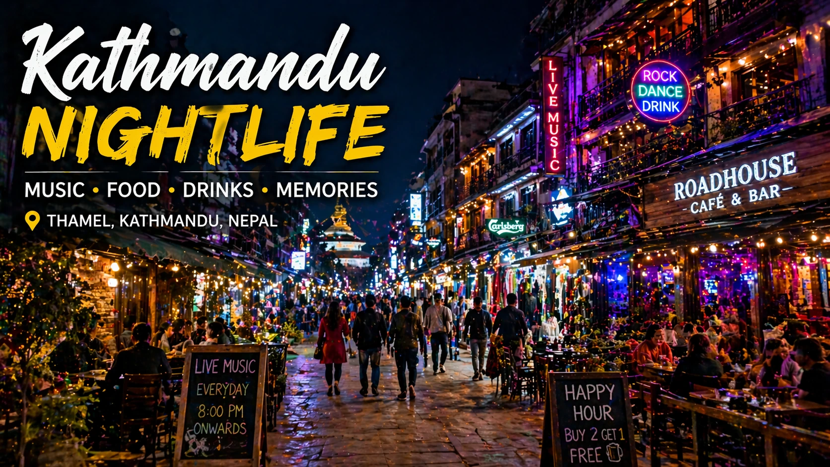 Nightlife in Nepal Kathmandu