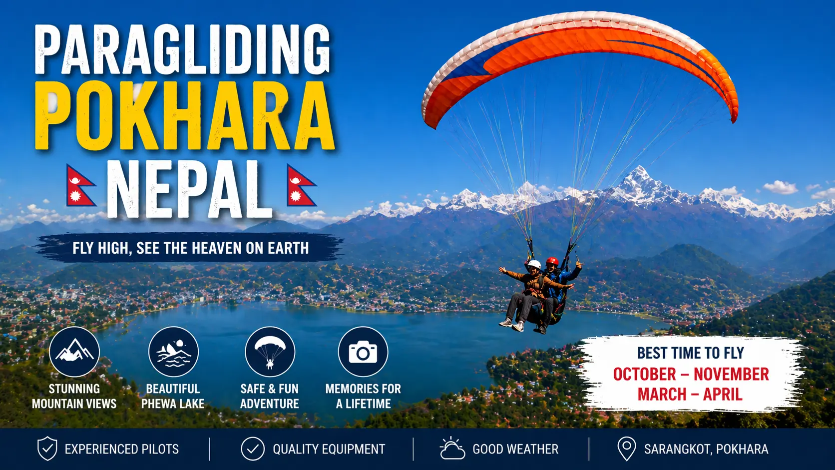Paragliding Pokhara Nepal